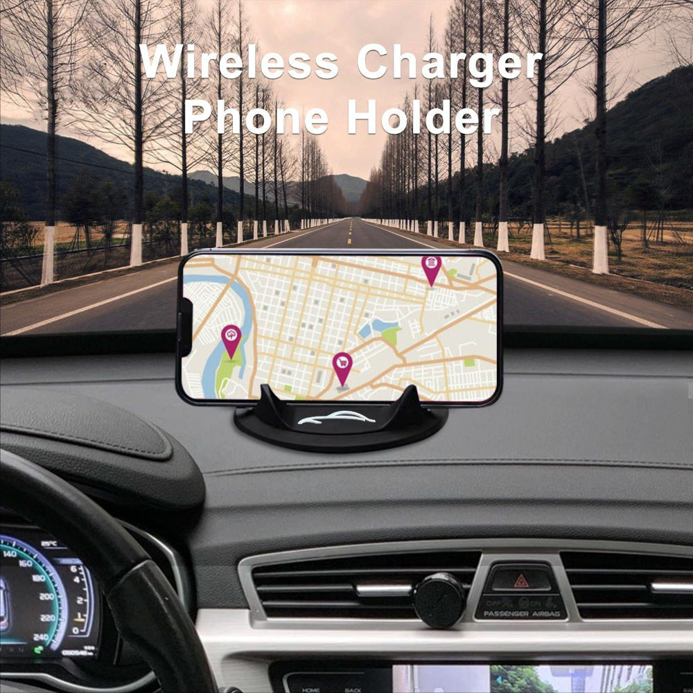 Car Wireless Charger And Phone Holder For Mobile Accessories Charging