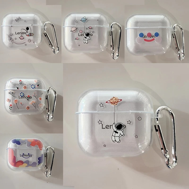 Earphone Case For Lenovo Lp40 Pro Tws Headphone Protective Charging Box