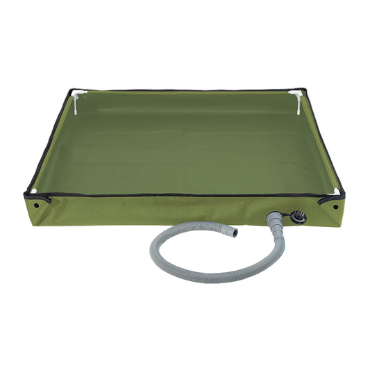 Folding Outdoor Camping Shower Tray Base For Pets & Travel