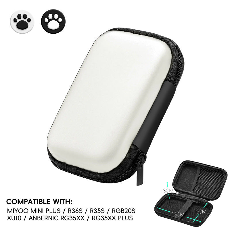 Eva Hard Shell Bag Suitable For R35s/R36s Handheld Game Console Protection Video Accessory Storage