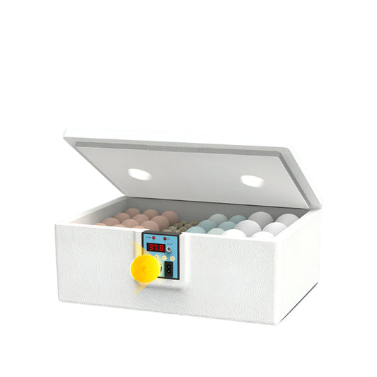 24 Hr Thermostatic Small Poultry Incubator. Biomimetic Waterbed. Auto & Smart. For Chick Duck Goose Eggs
