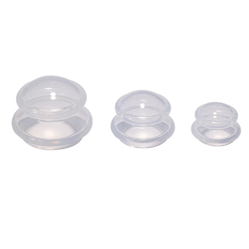 Silicone Cupping Set Suction Cups Vacuum Jars Therapy Slimming Body Face Massage Anti Cellulite Weight Loss
