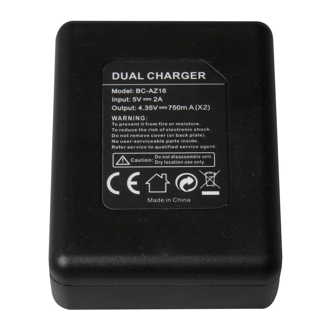 Usb Dual Battery Charger For Xiaomi Xiaoyi Ii 4K Camera Efficient Charging Solution