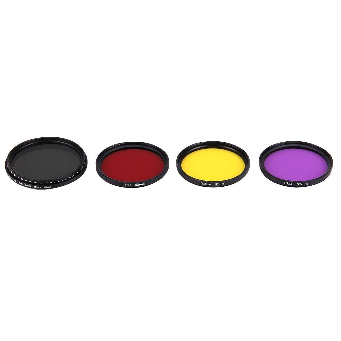 Professional 52 Millimetre Four In One Lens Filter For Gopro Hero Cameras