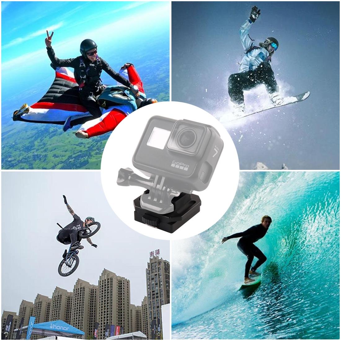 Aluminium Alloy Helmet Selfie Stand For Gopro And Xiaoyi Sports Cameras