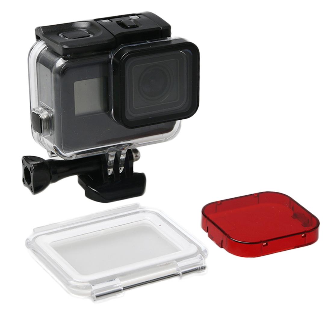 60M Waterproof Diving Case For Gopro Hero6 5 With Touch Screen Back Door Filter
