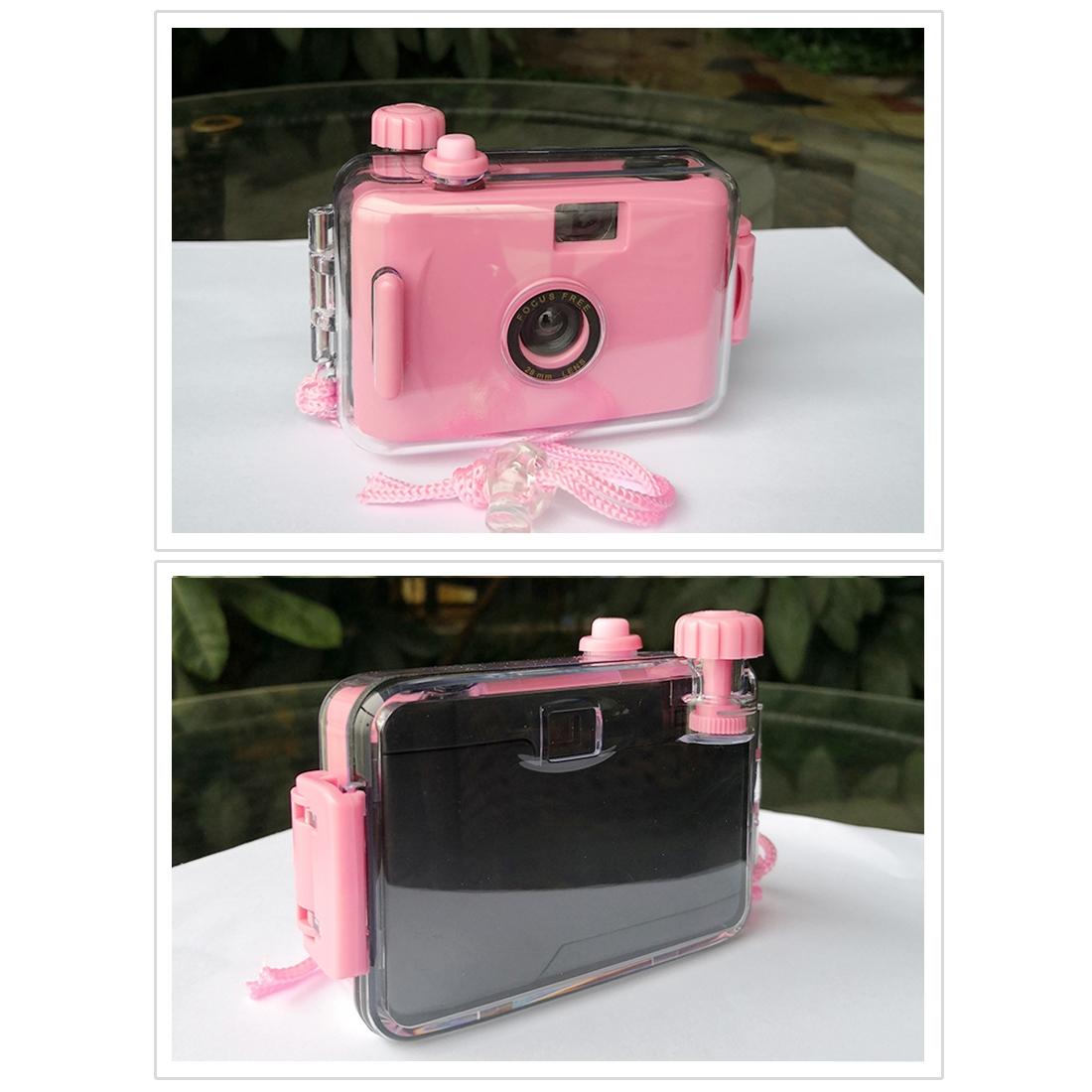 Retro Film Camera For Children Waterproof Five Metres Flowers Pattern