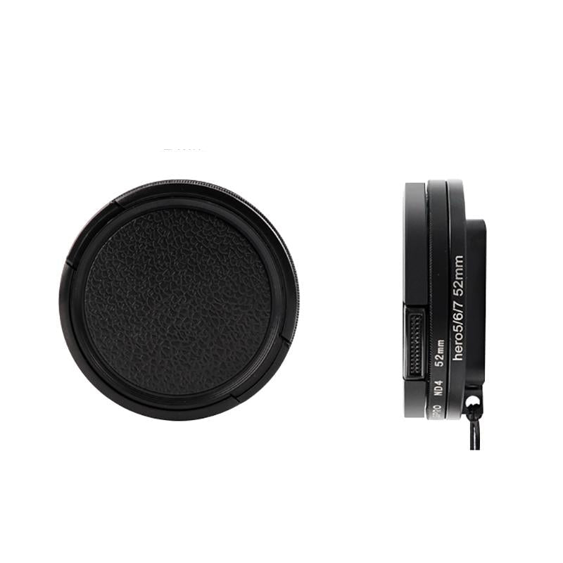 52 Millimetre Lens Filter Kit For Gopro Hero 7 6 With Adapter And Cap