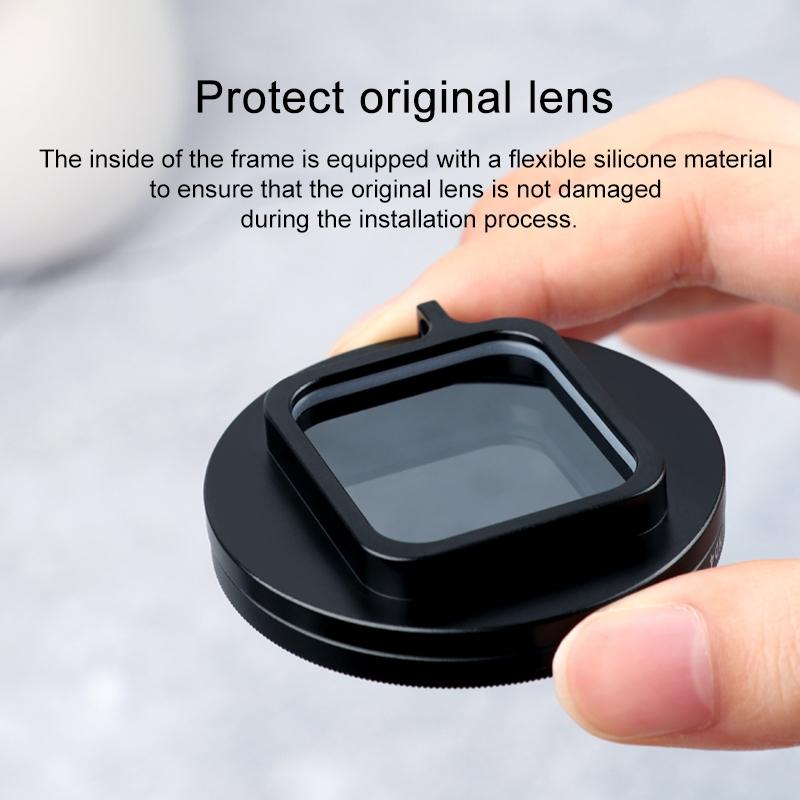 52 Millimetre 8X Filter Kit For Gopro Hero 7 6 And With Adapter Lens Cap