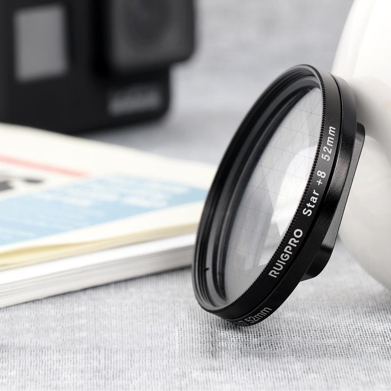 52 Millimetre 8X Filter Kit For Gopro Hero 7 6 And With Adapter Lens Cap