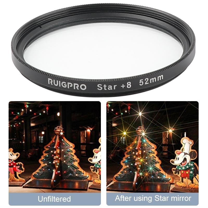 52 Millimetre 8X Filter Kit For Gopro Hero 7 6 And With Adapter Lens Cap
