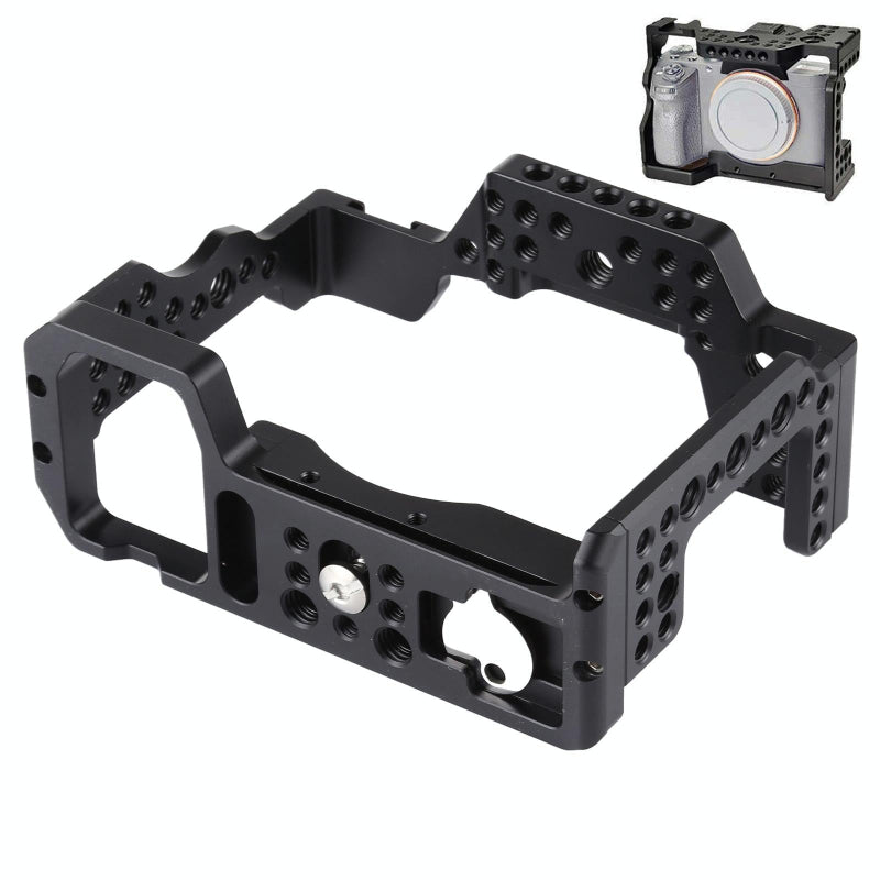 Camera Cage Stabilizer For Sony A7 Iii A7r Lightweight Durable Video Accessory