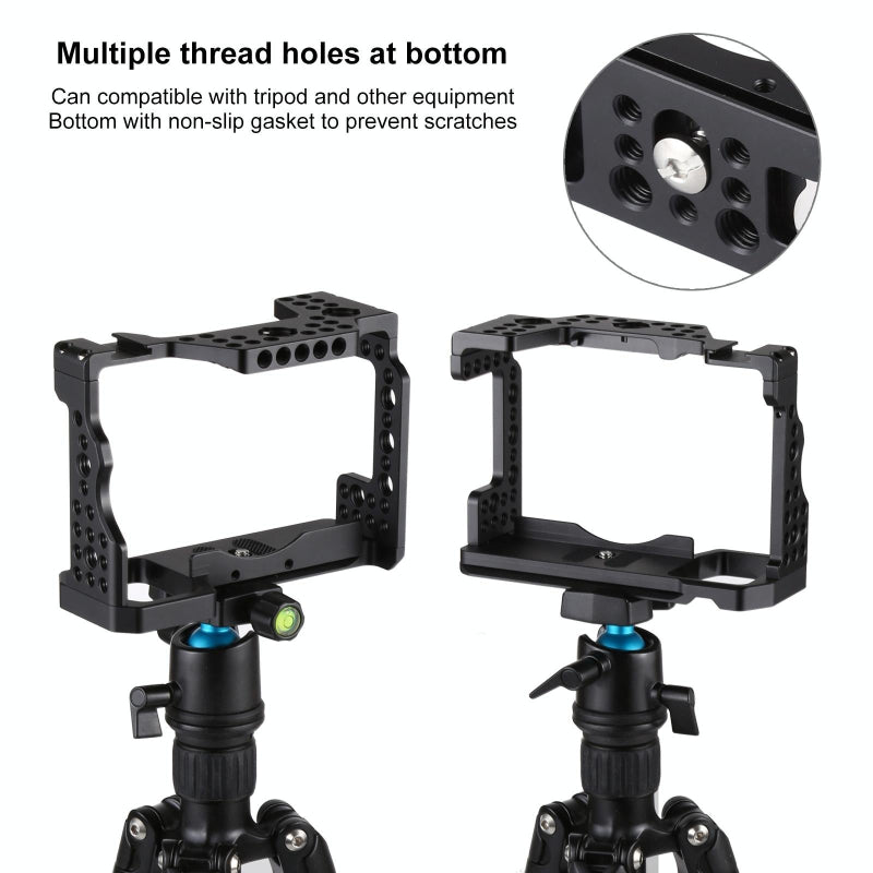 Camera Cage Stabilizer For Sony A7 Iii A7r Lightweight Durable Video Accessory