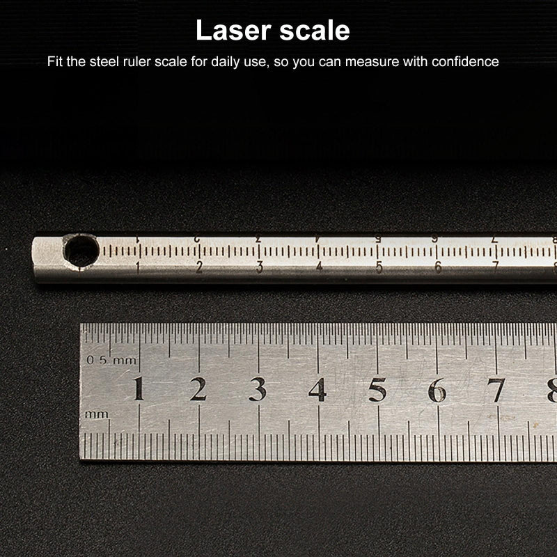 Woodworking Level Line Tool Aluminium Alloy Ruler For Accurate Marking