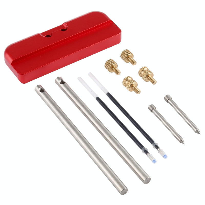 Woodworking Level Line Tool Aluminium Alloy Ruler For Accurate Marking