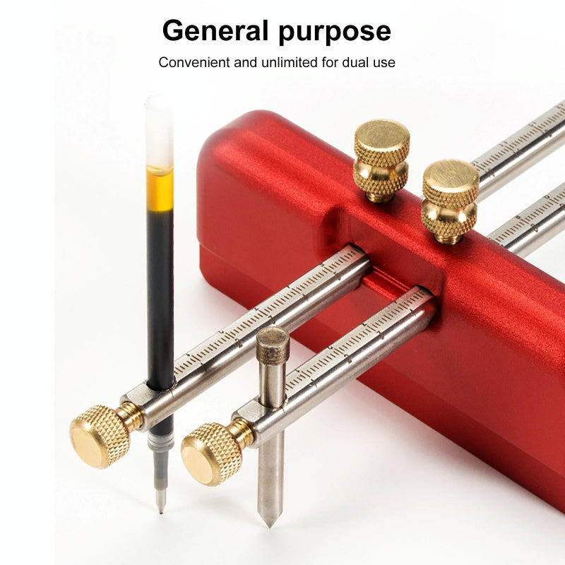 Woodworking Level Line Tool Aluminium Alloy Ruler For Accurate Marking