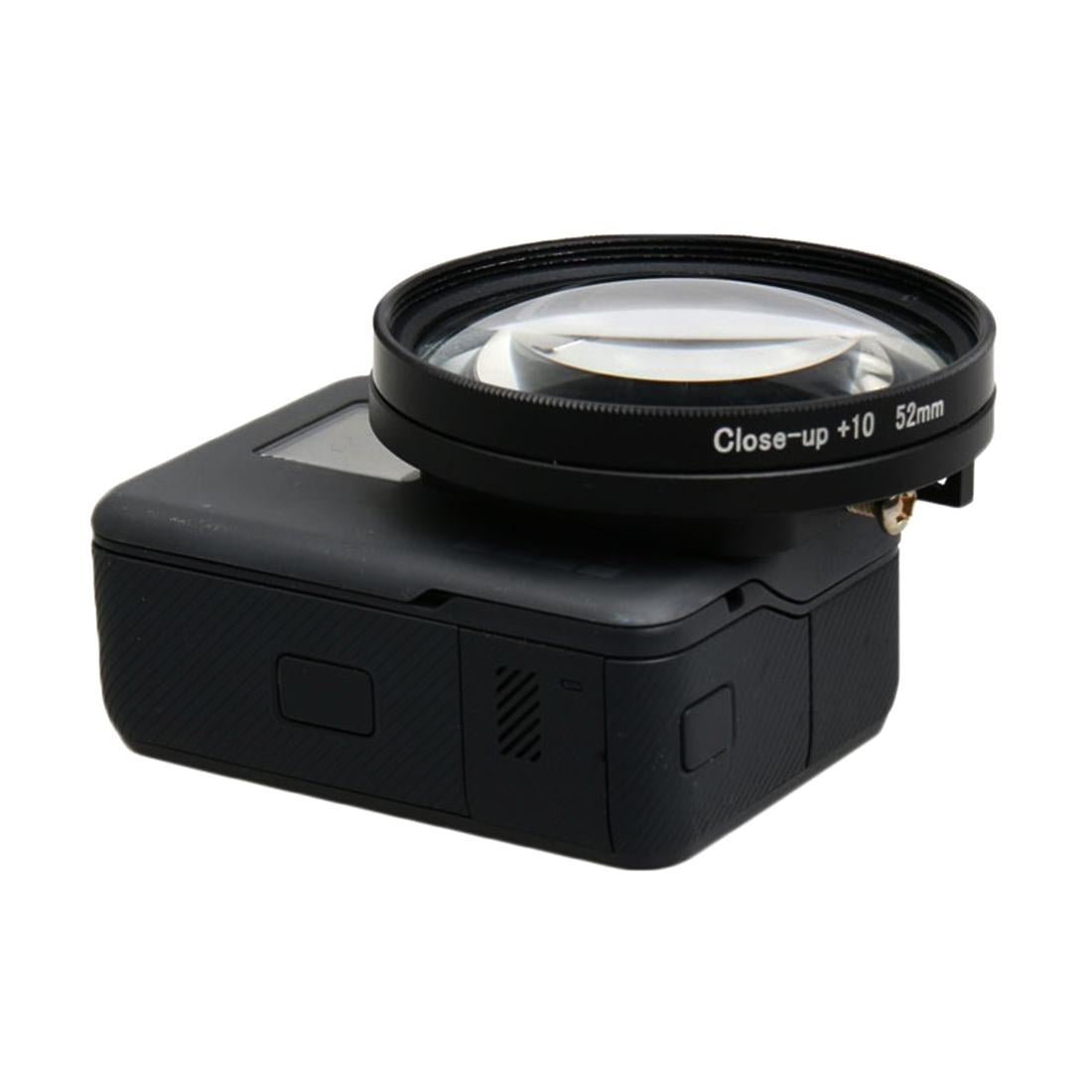10X Macro Lens For Gopro Hero5 Action Camera 52Mm Close-Up Shots