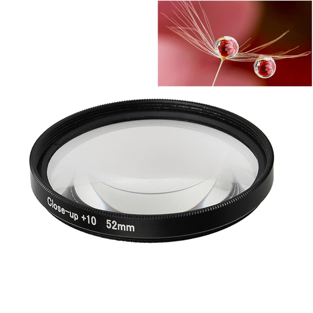 10X Macro Lens For Gopro Hero5 Action Camera 52Mm Close-Up Shots