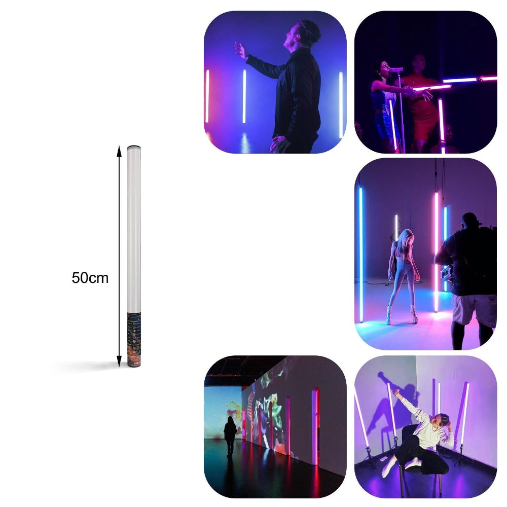 50Cm Rgb Led Stick Handheld Fill Light For Photography And Events