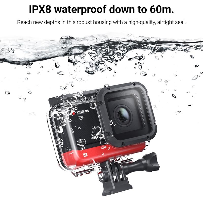 Waterproof Diving Case For Insta360 One R 4K Camera With Metre Depth Protection