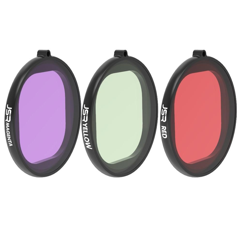 Three In One Round Diving Lens Filter For Gopro Hero Eight
