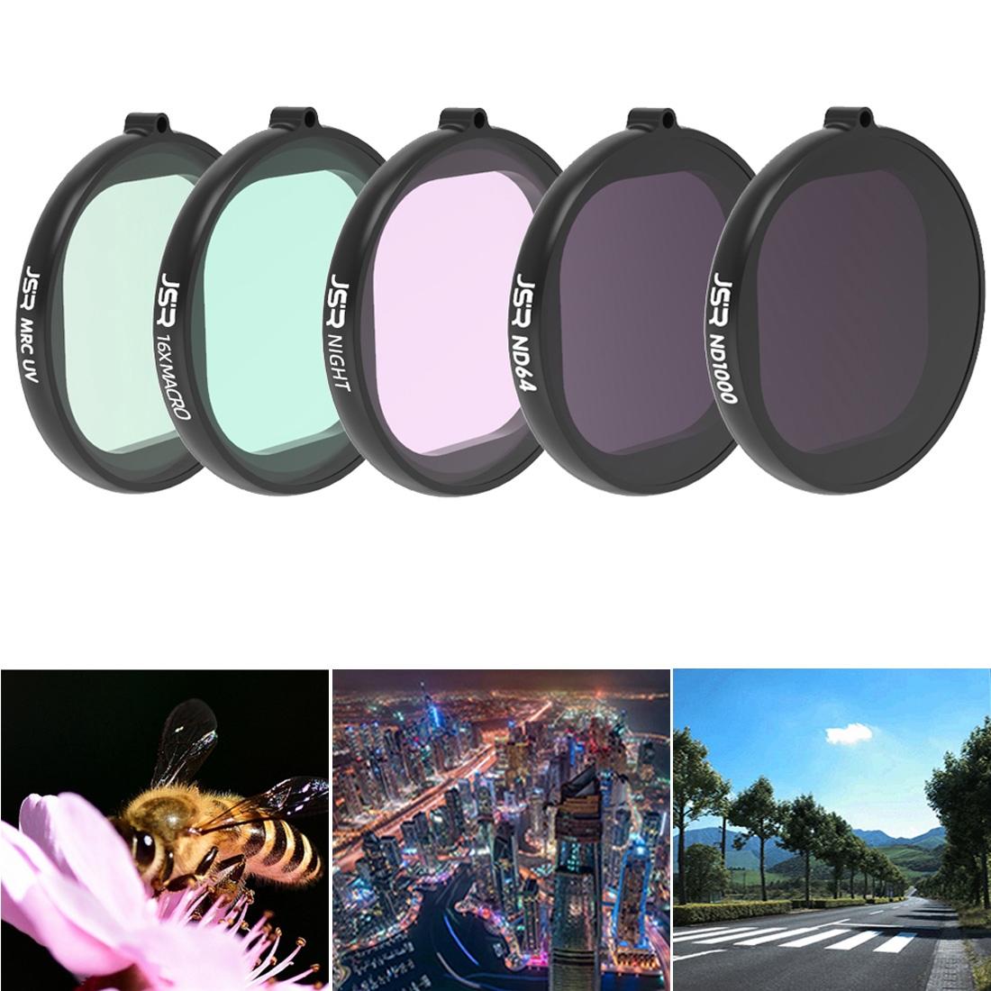 5 In 1 Round Housing Lens Filter For Gopro Hero8