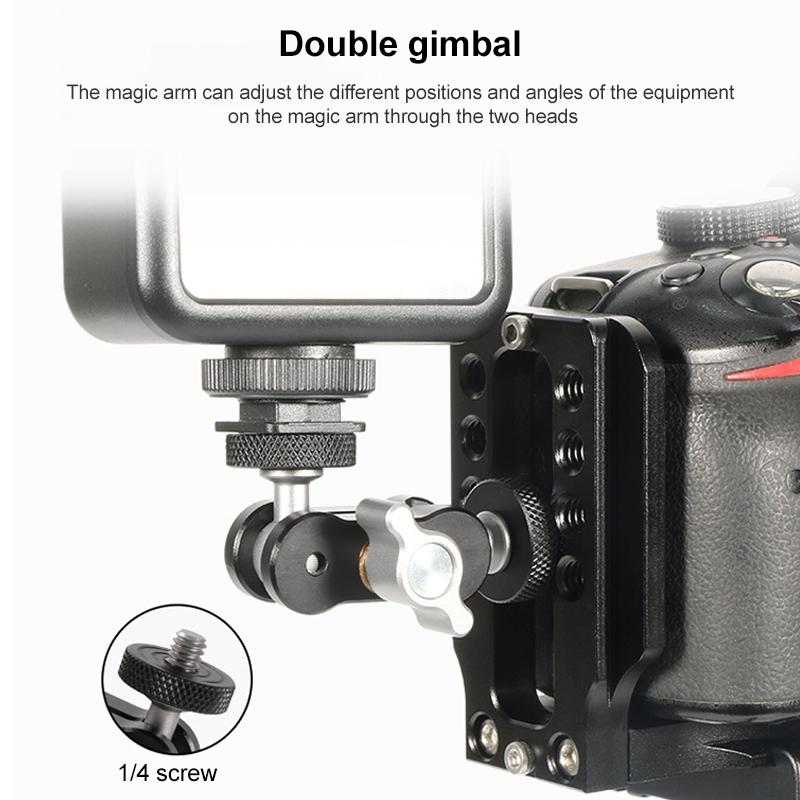Multi Function Magic Arm Ball Mount Clamp Clip