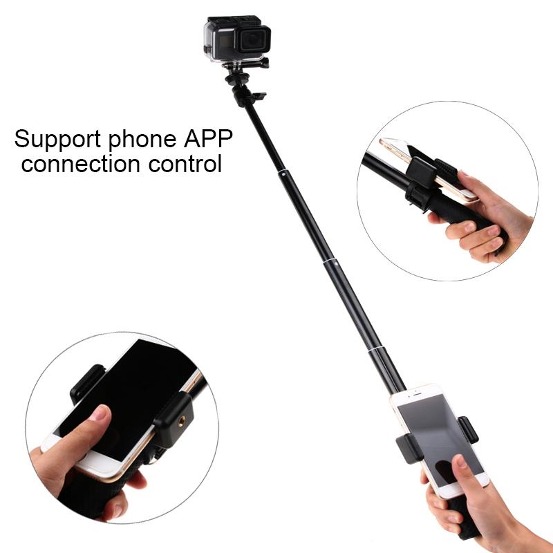Foldable Tripod Selfie Stick For Action Cameras And Phones 93Cm