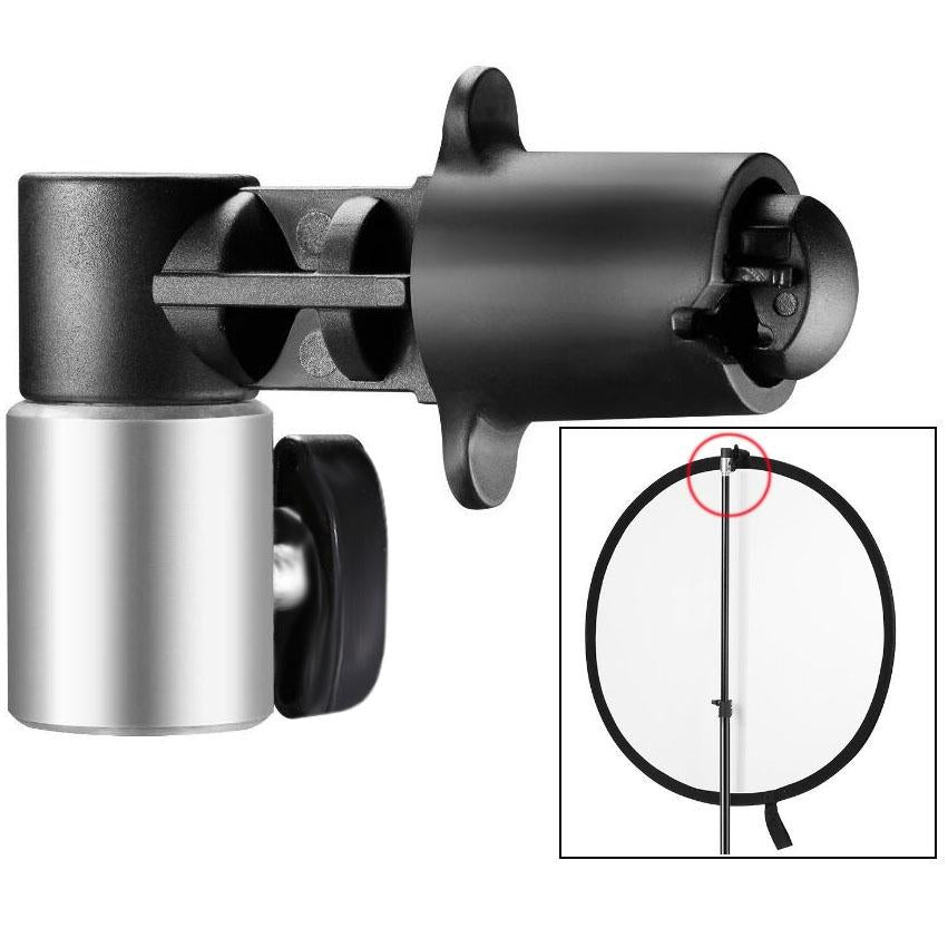 Studio Reflector Holder Clip For Light Stand In Photography And Video Applications