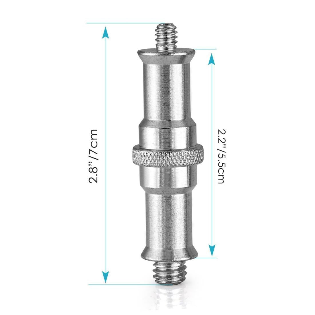 Aluminum Flash Light Bracket Adapter 1 / 4 To 3 8 Screw Thread