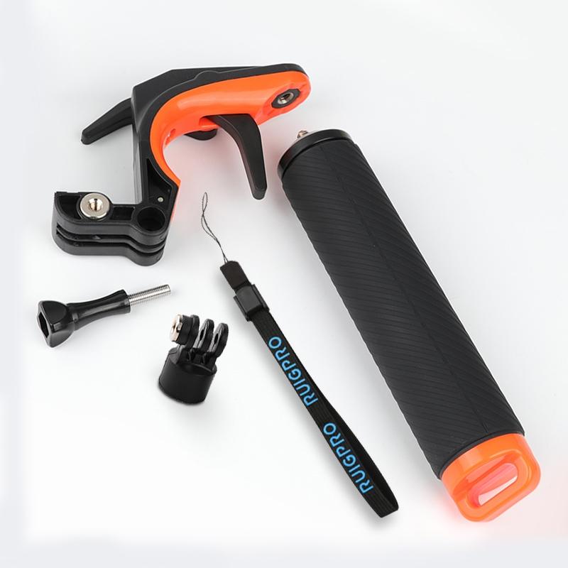Floating Hand Grip For Gopro Hero8 With Shutter Trigger And Anti Lost Strap