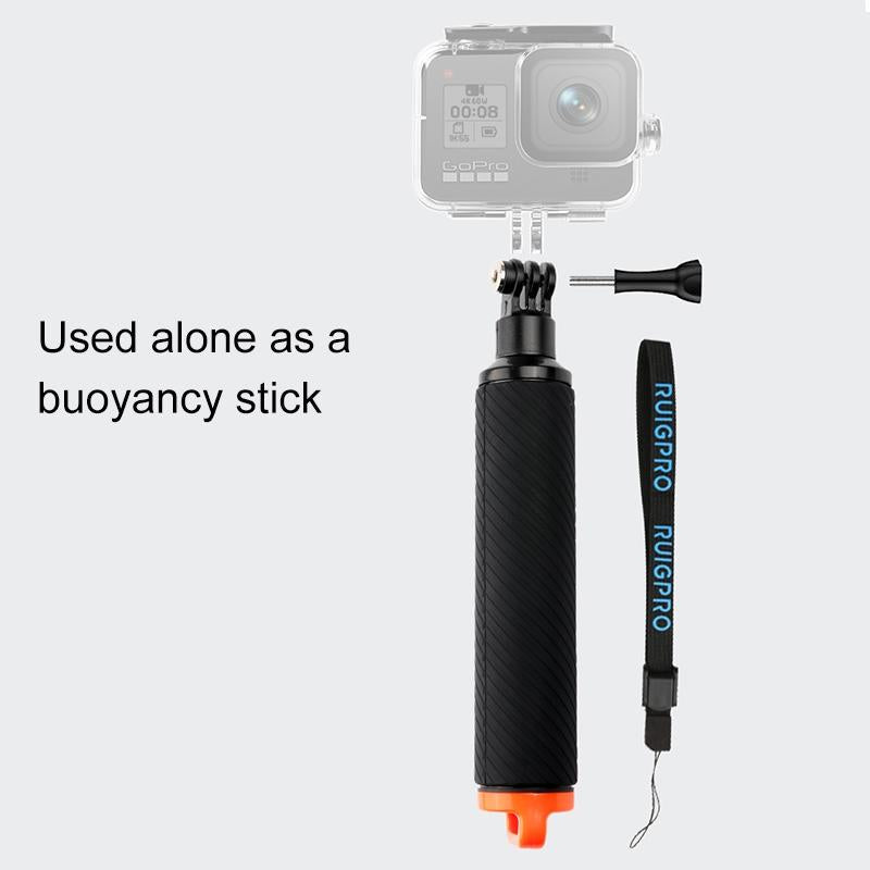 Floating Hand Grip For Gopro Hero8 With Shutter Trigger And Anti Lost Strap
