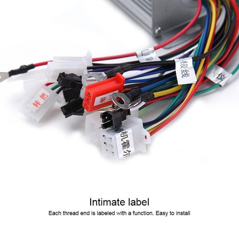 8V 500W 12 Tube Brushless Intelligent Dual Mode Two Wheel Three Electric Vehicle Controller