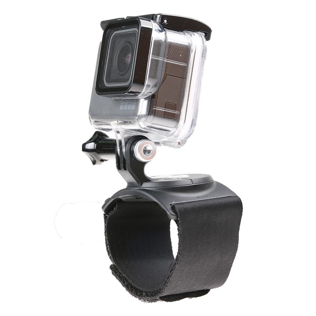 360 Degree Rotation Mount For Action Cameras With Hand Wrist Arm And Leg Straps