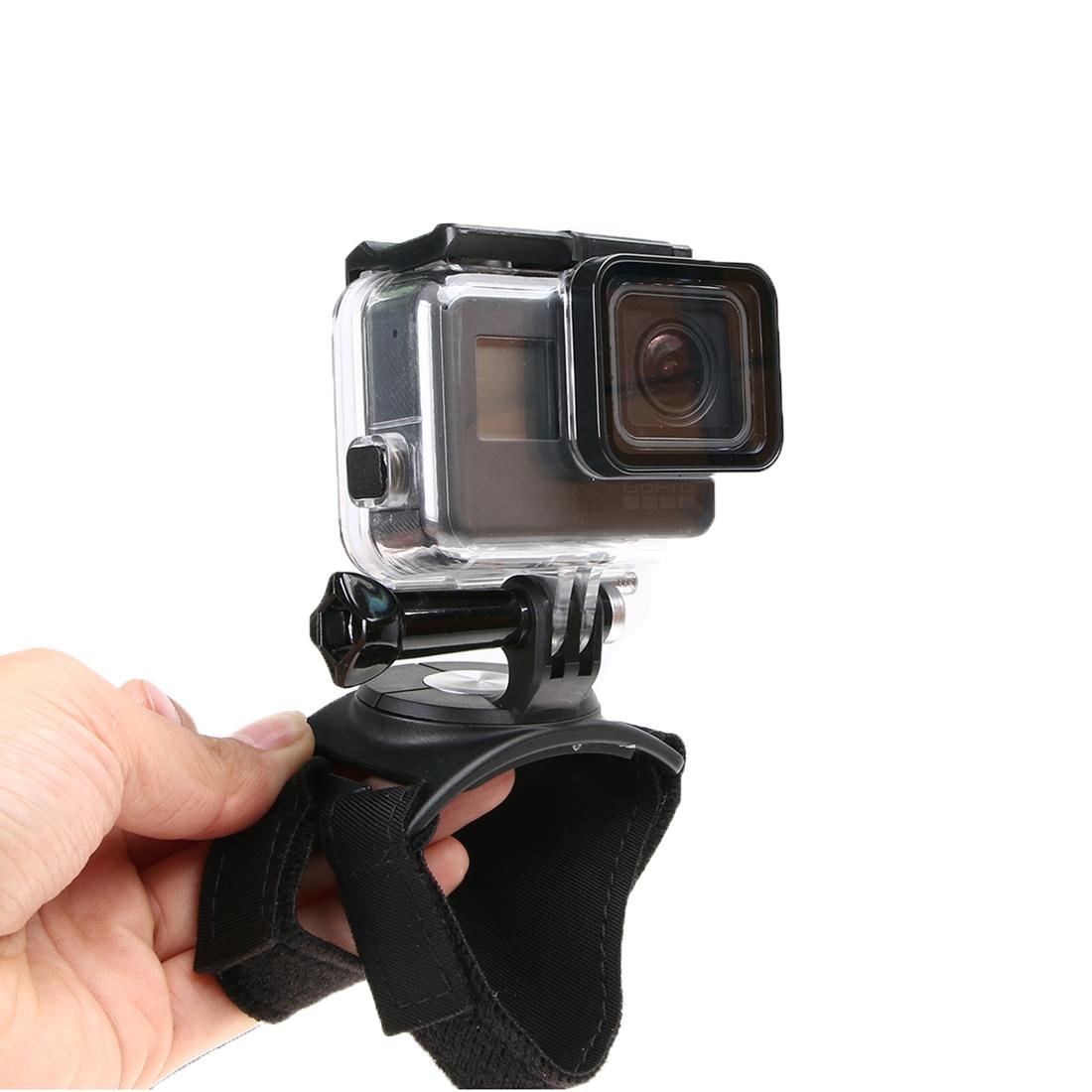 360 Degree Rotation Mount For Action Cameras With Hand Wrist Arm And Leg Straps