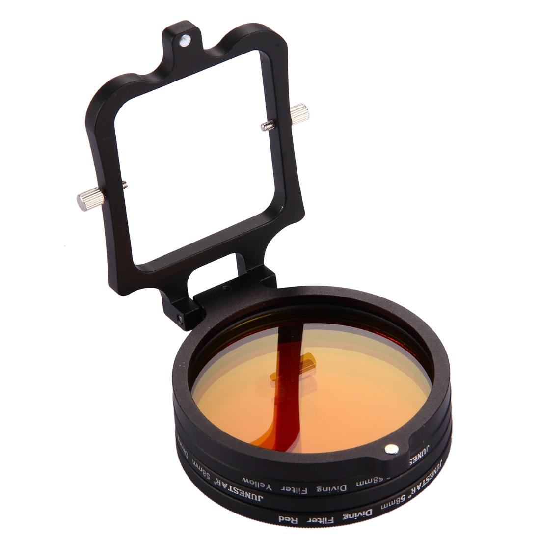 Underwater Lens Filter For Gopro Hero7 6 5 58Mm Enhanced Clarity Aerial And Diving Shots