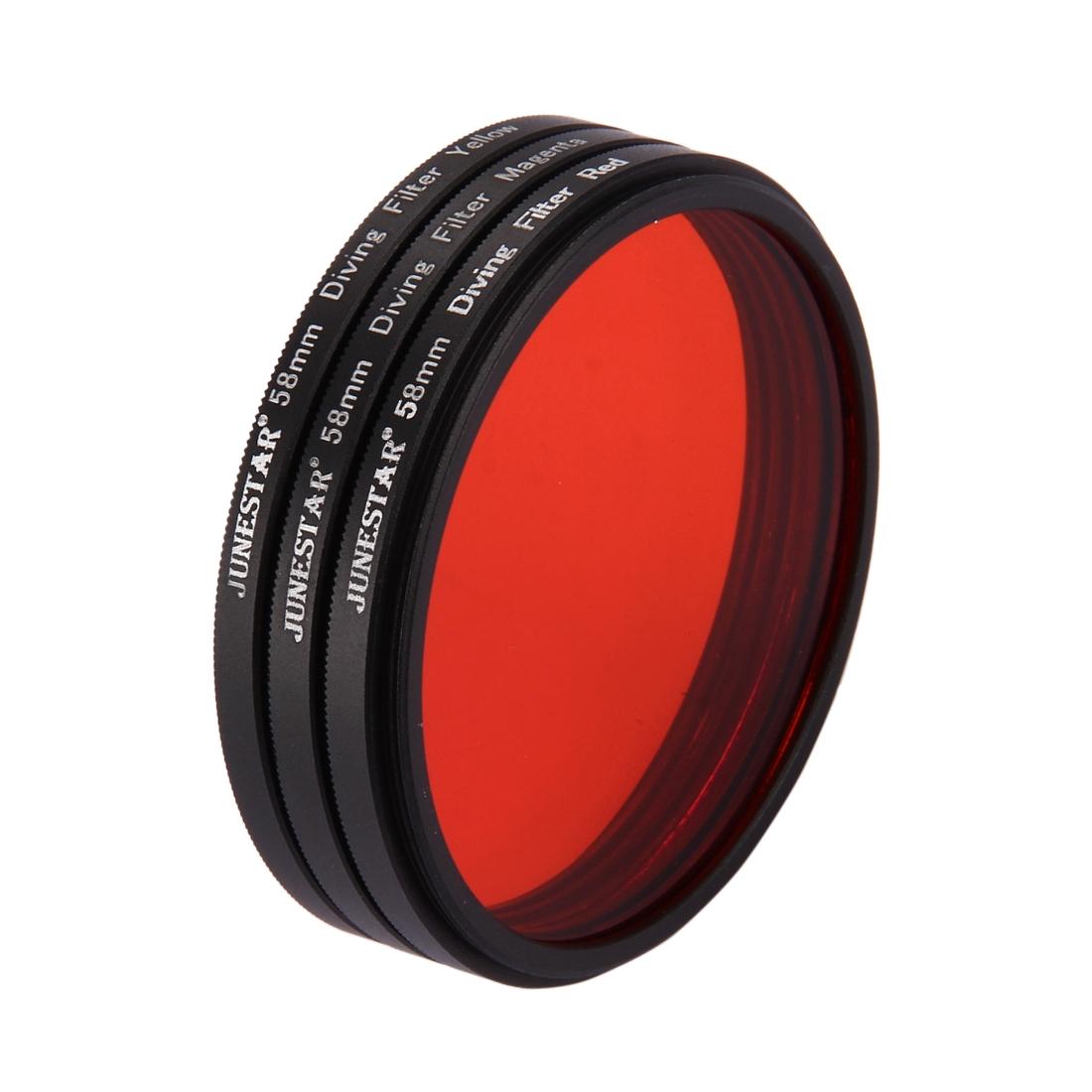 Underwater Lens Filter For Gopro Hero7 6 5 58Mm Enhanced Clarity Aerial And Diving Shots