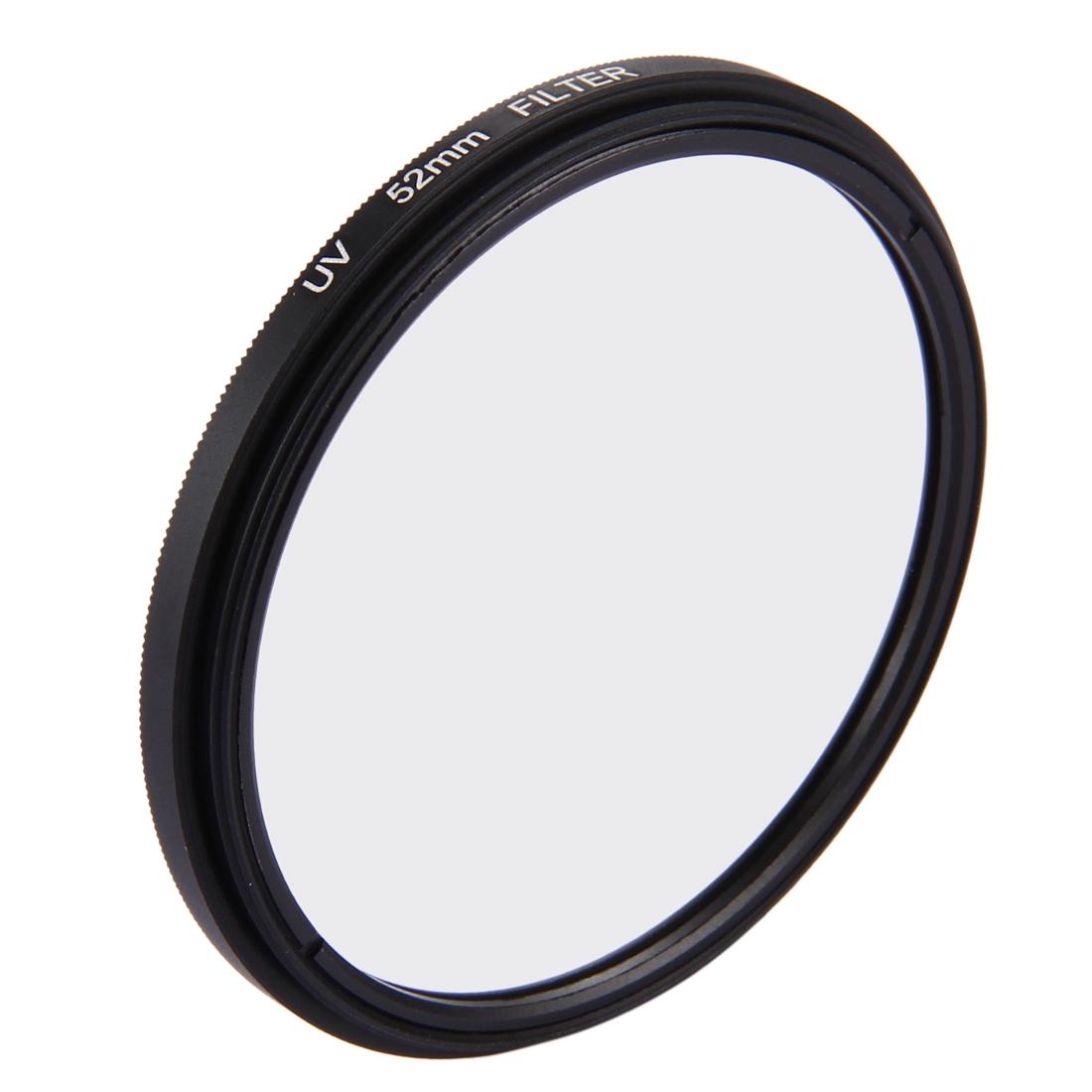 52Mm 3-In-1 Round Circle Uv Lens Filter With Cap For Gopro Hero7 Hero6 Hero5