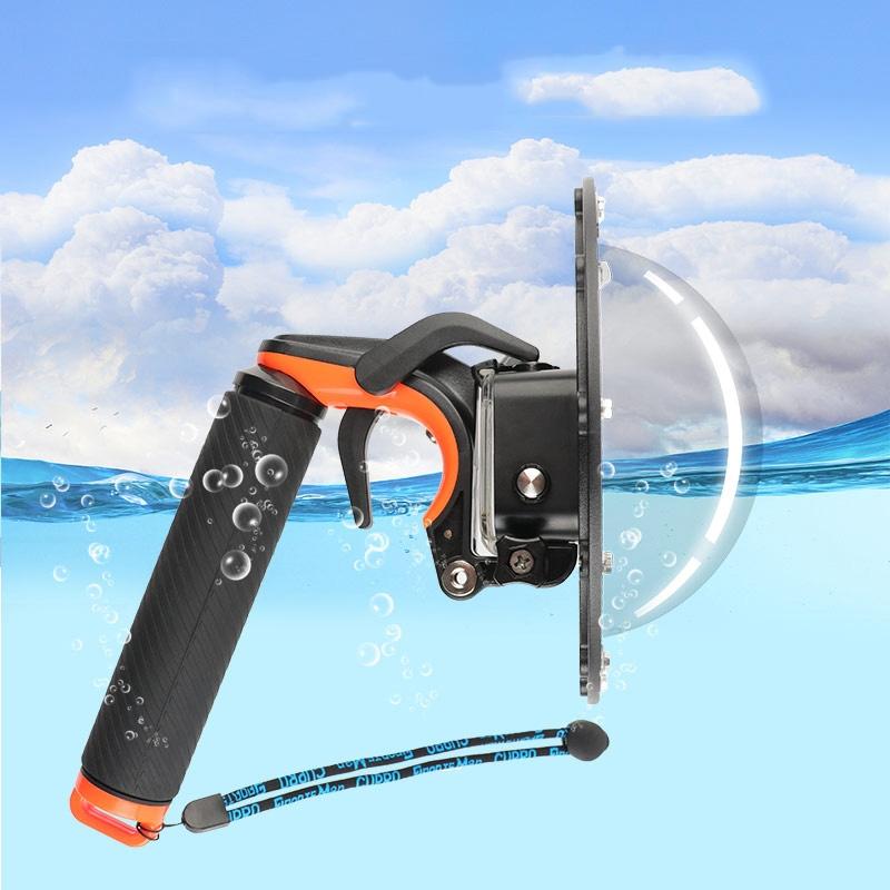 Shutter Trigger Dome Port Lens For Gopro Hero7 Hero6 And Hero5 Cameras