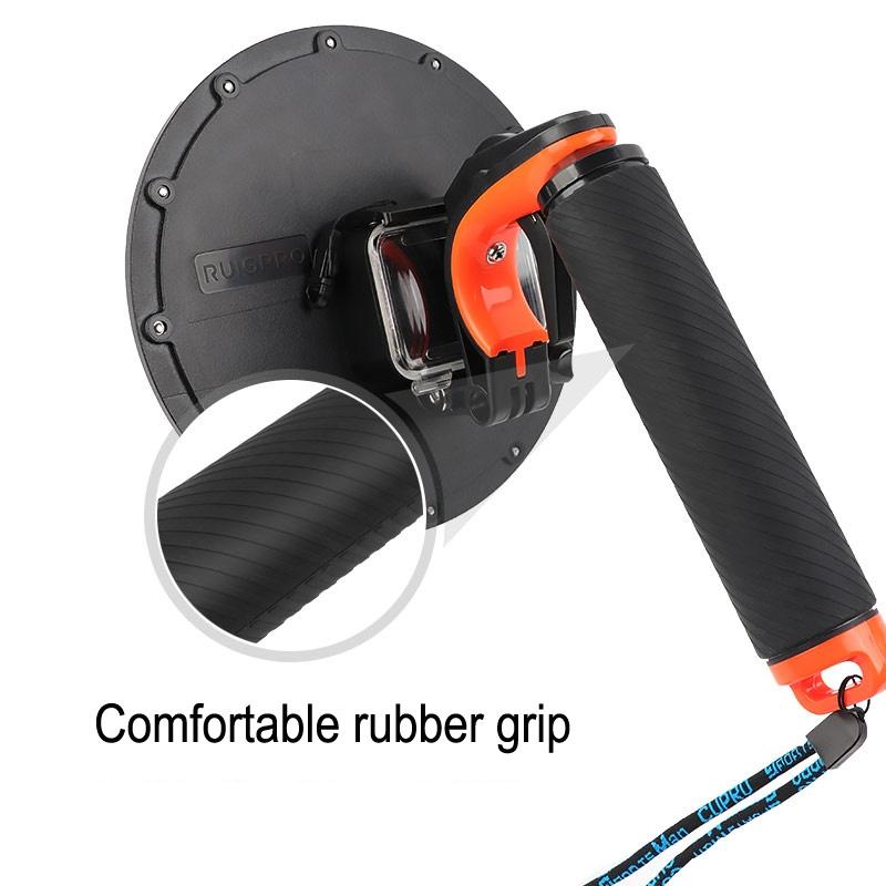 Shutter Trigger Dome Port Lens For Gopro Hero7 Hero6 And Hero5 Cameras