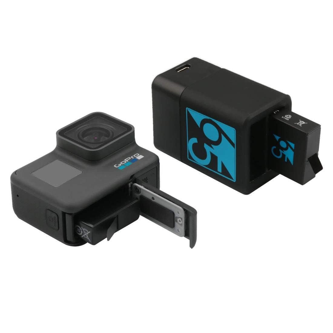 Usb C Dual Battery Charger For Gopro Hero6 And Hero5 With Cable