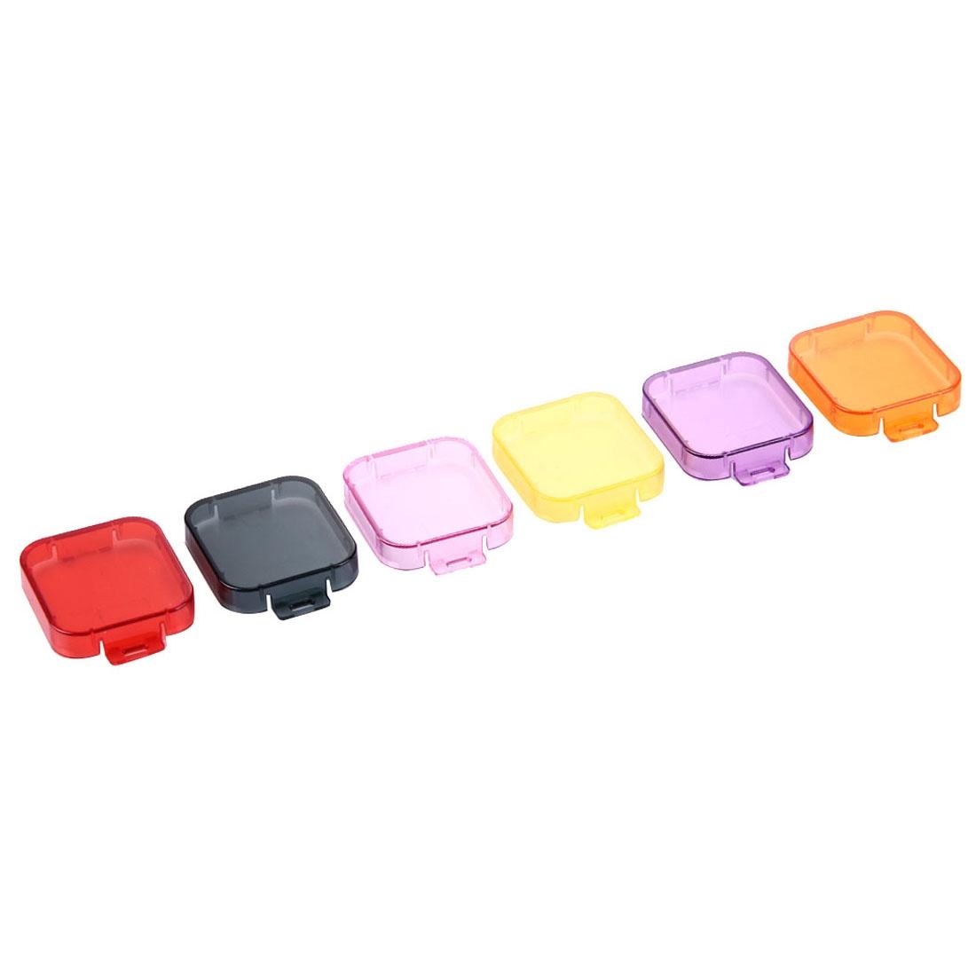 Six In One Lens Filter For Gopro Hero5 Action Camera With Colour Variants