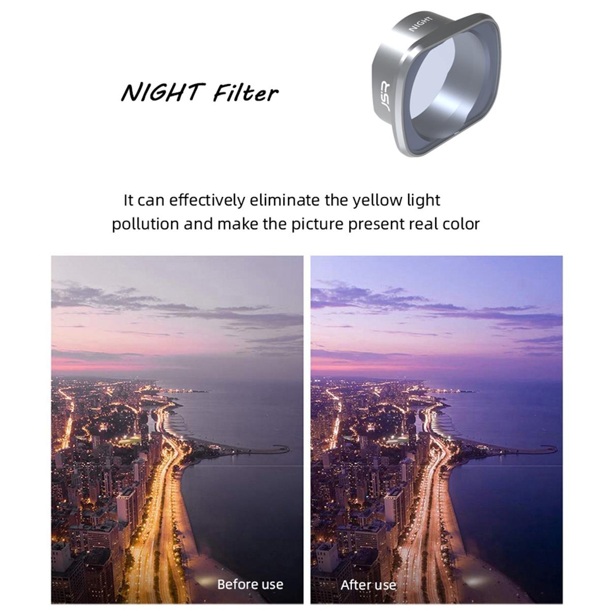 Aluminum Alloy Light Pollution Filter For Dji Fpv Clearer Aerial Shots