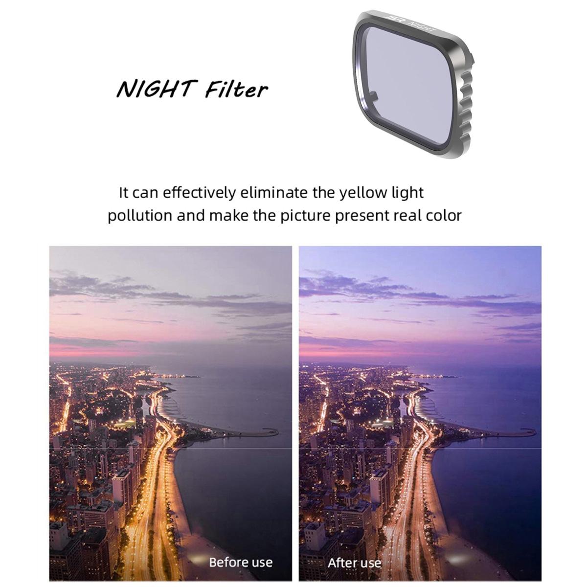 Aluminium Frame Light Pollution Filter For Dji Air 2S Camera