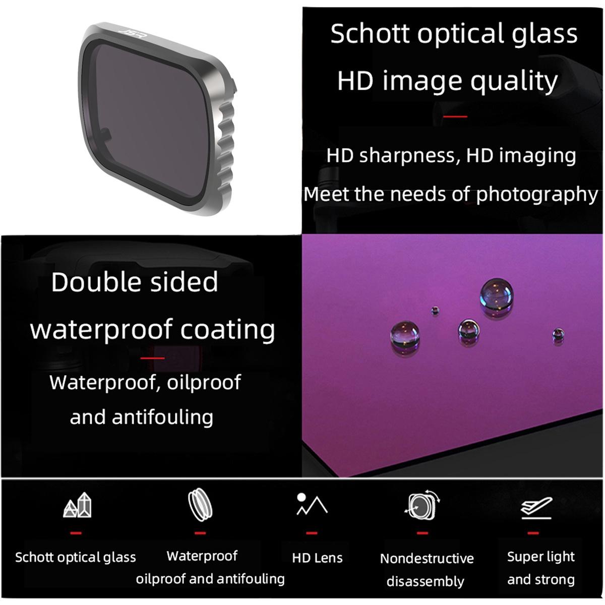 Aluminum Frame Lens Filter For Dji Air 2S
