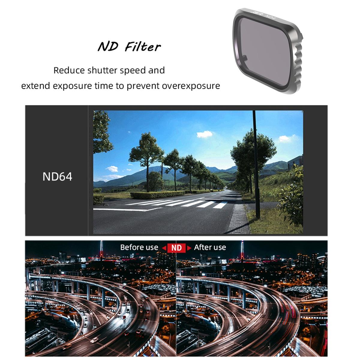 4 In 1 Aluminum Lens Filter For Dji Air 2S