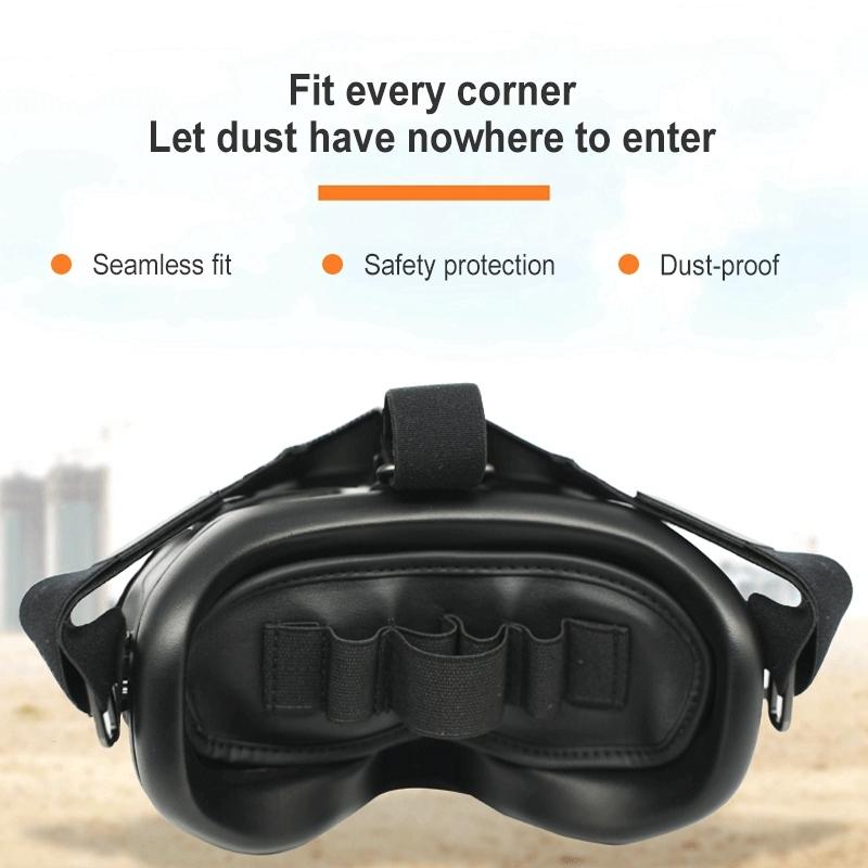 Protective Dust Cover For Dji Fpv Glasses V2 With Integrated Antenna Storage