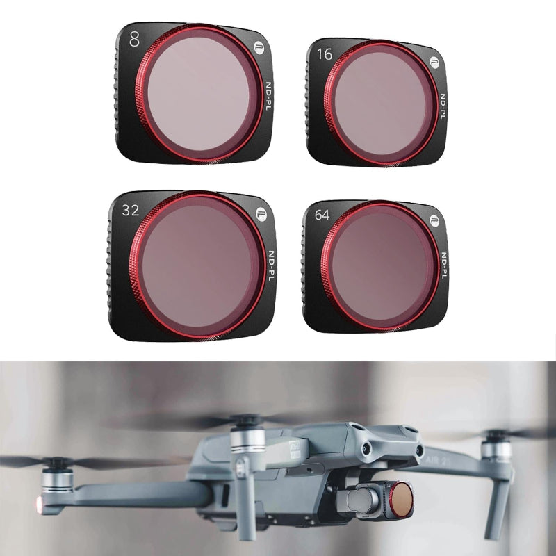 4 In 1 Ndpl Lens Filter Kit For Dji Air 2S