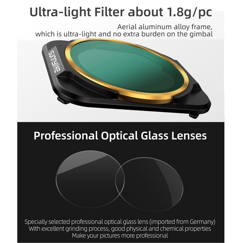Premium Circular Polarising Lens Filter For Dji Air 2S Photography Equipment