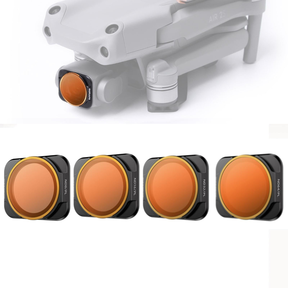 4 In 1 Neutral Density Lens Filters For Dji Air 2S With Multi Layer Coating